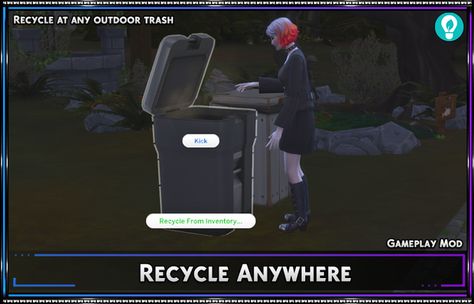 The Sims 4 Custom Content, Maxis Match Cc, Outdoor Trash Cans, Sims 4 Expansions, Sims 4 Custom Content, Maxis Match, Sims 4 Mods, The Sims 4, Content Creator