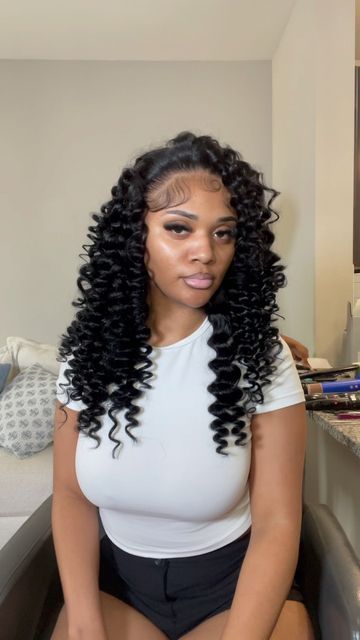 Breezy Wave Flip Over Quick Weave, Pushover Quick Weave, Flip Over Deep Wave Wig, Deep Wave Flip Over Quick Weave, Flip Over Quick Weave Deep Wave, Curly Flip Over Quick Weave, Flip Over Quick Weave, Quick Weave Hair, Quick Weave Curly