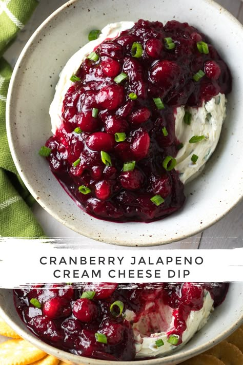 Cranberry Dip Recipes, Cranberry Jalapeno Cream Cheese, Cranberry Jalapeno Cream Cheese Dip, Holiday Dip Recipes, Jalapeno Dip Recipes, Cranberry Cream Cheese Dip, Jalapeno Cream Cheese Dip, Jalapeno Cream Cheese, Cranberry Dip