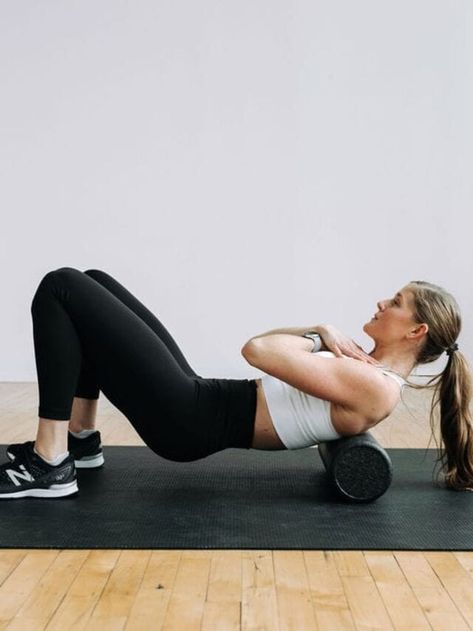 5 Best Foam Roller Exercises to Relieve Muscle Pain and Tension - Nourish, Move, Love Foam Roll, Foam Roller For Back Pain, Roller Stretches, Roller Workout Foam, Foam Roller Stretches, Foam Rolling Exercises, Myofascial Release Foam Roller, Roller Massage Foam, Yoga Foam Roller