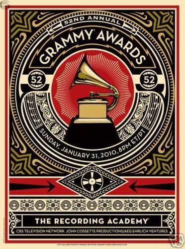 Green Day Albums, Award Poster, R&b Albums, Henry Mancini, Grammy Party, The Grammys, Music Paper, Song Of The Year, Shepard Fairey