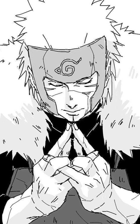 Tobirama Senju, A Drawing, Anime Character, Naruto, Anime