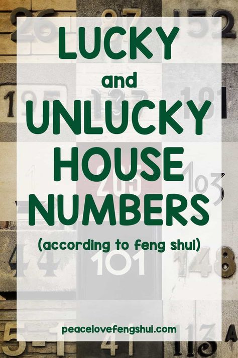 feng shui number meanings. unlucky feng shui numbers. lucky feng shui numbers. find out if your house number is bad luck in feng shui! House Number Meanings, Where To Put House Numbers On House, Feng Shui House Layout Floor Plans, 28 Number Design, House Numbers On House, Feng Shui Numbers, Feng Shui 2023, Feng Shui Front Door Colors, House Number Design