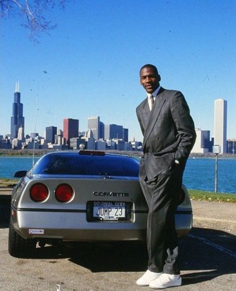 Michael Jordan Jordan Pictures, Chevrolet Corvette C4, Michael Jordan Photos, Michael Jordan Pictures, Corvette C4, Nba Basketball Art, Michael Jordan Basketball, Jordan Basketball, Nba Pictures