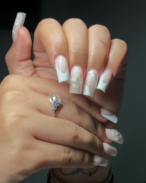 freestyles for the lover girls >>> —— want to book the look? 🤍 service: medium polygel extensions add ons: french tips, nails art, 3d nail art —— #polygel #polygelnails #polygelnailtech #brooklynnailtech #queensnailtech #homebasednailtech #brooklyn #queens #nyc #beginnernailtech #freestylenails #whitenails #frenchtips #3dnailart #simplenails French Tips Nails, Tips Nails, Queens Nyc, Polygel Nails, The Lover, French Tips, 3d Nail, 3d Nail Art, Art 3d