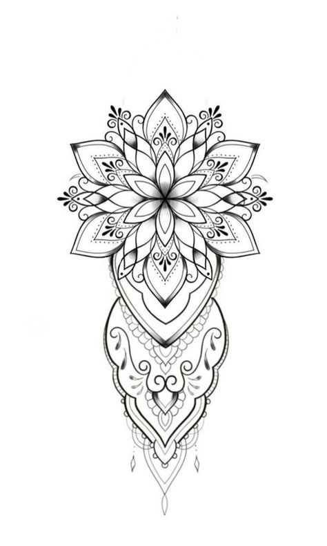 Mandala Art Mandala Tattoo Foot, Mandala Tattoo Design For Men, Arm Mandala Tattoo, Back Mandala Tattoo, Sleeve Mandala Tattoo, Tattoo Back Of Leg, Shoulder Mandala Tattoo, Tattoo Arm Frauen, Mandala Tattoo Stencil