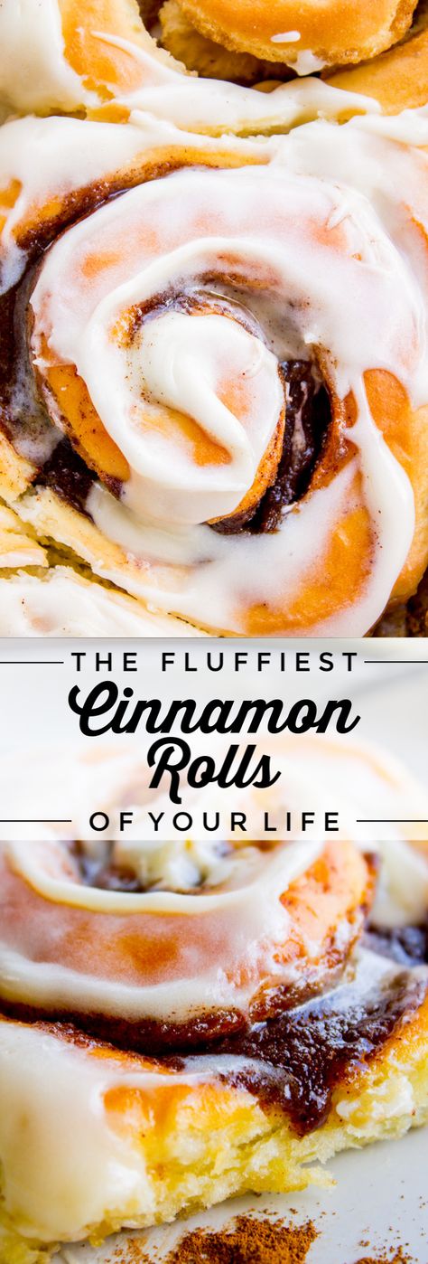 Fluffiest Cinnamon Rolls, Fluffy Cinnamon Rolls, The Food Charlatan, Cinnamon Rolls Easy, Homemade Cinnamon Rolls, Food Charlatan, Sweet Dough, Cinnamon Rolls Homemade, Easy Cinnamon