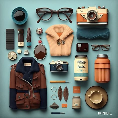 Layflat Photography, Bond Style, Flatlay Photography, Photography Company, Flat Lays, Flat Lay Photography, Beautiful Clothes, Design Project, Beautiful Outfits