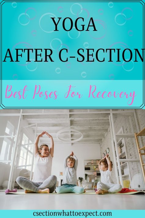 Yoga For C Section Recovery, Yoga After C Section, C Section Recovery Exercise Workouts, Recovery Yoga, After C Section Workout, C Section Workout, Postpartum Yoga, Gentle Workout, Glute Isolation Workout