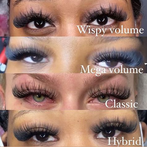 Queenlashesbyjas on Instagram: “Various of sets I created! From classic to mega volume! Which one do you prefer? Interested in booking? click that link in my bio 💖…” Classic Lashes, Lash Extensions Styles, Volume Lash Extensions, Volume Lashes, Lash Extensions, Lashes, On Instagram, Quick Saves, Instagram