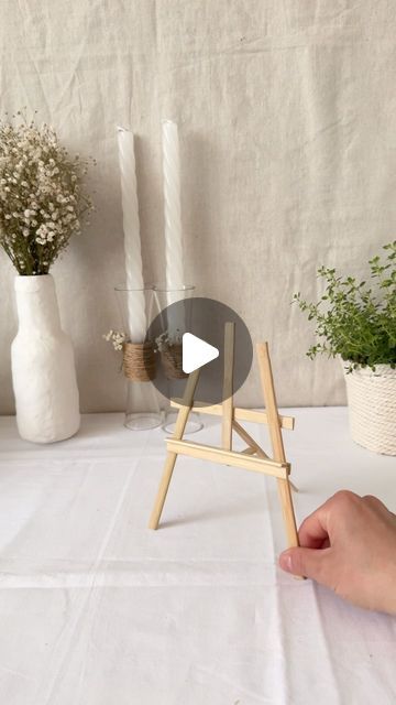 298K views · 12K likes | Peri Azizov on Instagram: "Adorable mini easel making idea 🌟
Save for later for doing with kids or for cozy evening with friends 
Follow for more diy ideas ✨" Evening With Friends, Mini Easel, Cozy Evening, Save For Later, Wood Craft, Interesting Stuff, Follow For More, Diy Ideas, Wood Crafts