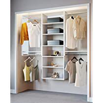 Check this out! Wide Closet, Corner Closet, Closet Storage Systems, Closet Shelving, Modular Closets, Closet Kits, Classic Closet, No Closet Solutions, Closet Shelf Organization