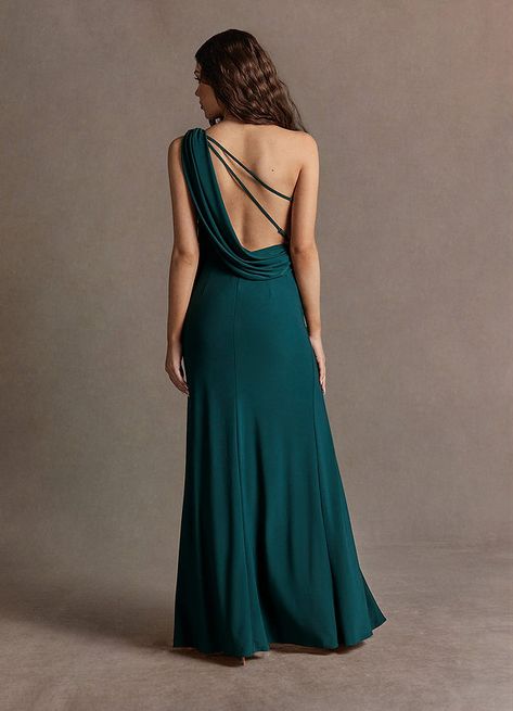 Hi! I've shared my package tracking information with you. Come and check it right now! Black Backless Gown, Black Formal Dresses, Atelier Dress, Green Formal Dresses, Emerald Dresses, Military Ball Dresses, Backless Evening Dress, Special Event Dresses, Green Gown