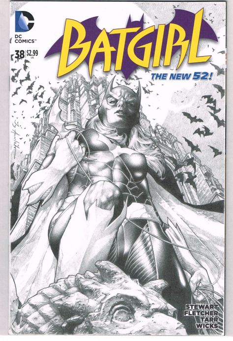 Jay Anacleto BG Comic Art Batgirl Comic, Jay Anacleto, Pencils Drawings, Sketches Art, Scott Campbell, New 52, Female Character Inspiration, Fantasy Comics, Art Gallery Room