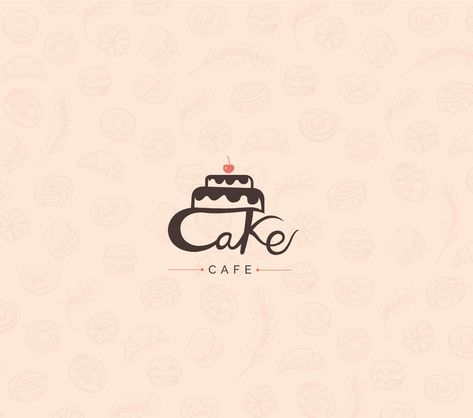 Cake Logo Design on Behance Bakery Logo Design Ideas Creative, Cake Logo Design Graphics, Cake Logo Design Ideas, Cake Bakery Logo Design, Logo Cake, Baking Logo Design, Baker Logo, Baking Logo, Cake Vector