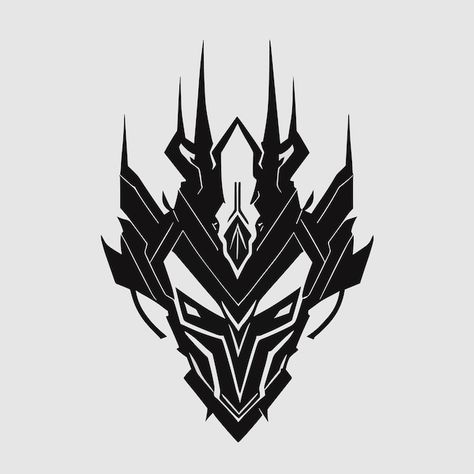 A black and white image of a transformer... | Premium Vector #Freepik #vector #logo-design #vintage-logo #esport-mascot #fight-logo Transformers Head, Esports Logo, Dp For Whatsapp, Vintage Logo Design, Psd Icon, White Image, Vintage Logo, Vector Photo, Design Vintage