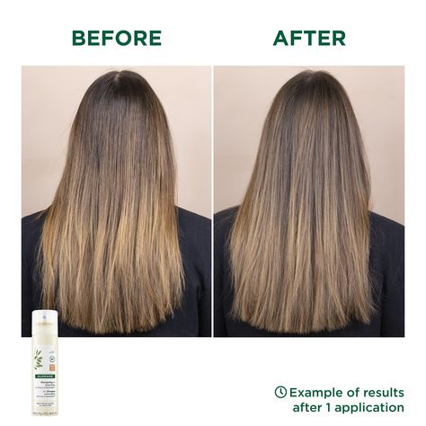 "Revitalise your hair with the Klorane Natural Tint Dry Shampoo with Oat Milk for Dark Hair, a spray powder dry shampoo that adapts to your hair colour so even the darkest brunettes can enjoy fresh, bouncy locks." - Darcey, Escentual Beauty Team.   Why You'll Love The Klorane Tinted Dry Shampoo:  Naturally adapts to dark hair to revitalise your hair between washes. Gently cleanses the scalp and restores volume. Held in a travel-friendly spray bottle for emergency touch-ups. Vegan.    What You Need To Know: Klorane's dry shampoo will be your ally from the morning rush to trips away. Its vegan formulation showcases a blend of ultra-absorbent natural origin powders that remove excess oil and dirt while adapting to your natural hair colour. The combination of softening oat milk and vitamin E g Powder Dry Shampoo, Natural Hair Colour, Klorane Dry Shampoo, Tanning Moisturizer, Exfoliate Face, Hair Scalp, Shea Moisture Products, Oat Milk, Natural Deodorant