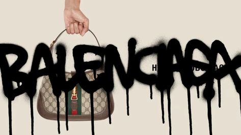 Gucci X Balenciaga, Gucci Shopping Bag, The Hacker, Gucci Brand, Header Image, Match Making, French Fashion, Online Boutique, Charm Pendant