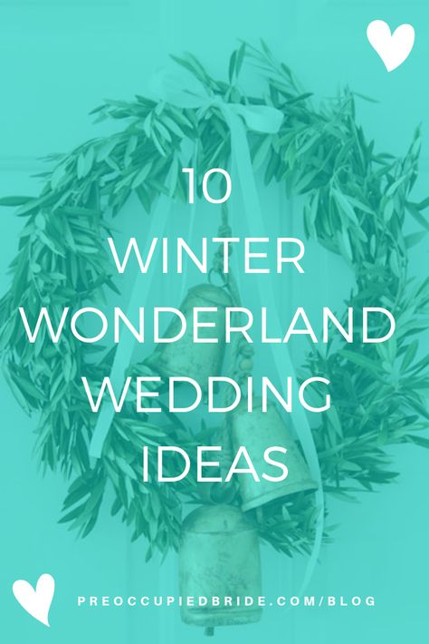 The holidays are right around the corner, which means it is time to share our favorite Christmas-themed/winter wonderland wedding ideas! Wedding Ideas Winter Wonderland, Winter Wedding Games For Guests, Winter Wonderland Wedding Theme Wedding Table Decor, Winter Wonderland Wedding Theme Receptions White Trees, Winter Wonderland Wedding Ideas, Christmas Tree Wedding Backdrop Winter Wonderland, Flowers To Go, Best Wedding Favors, Wedding Themes Winter