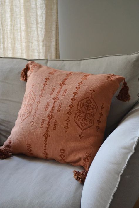 Textiles – Spicer and Wood Embroidered Cushions, Bohemian Look, Cushion Pattern, Modern Bohemian, Tv Room, Design Inspo, Cotton Linen, Hand Embroidered, Room Design