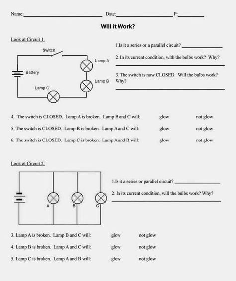 Series and Parallel Circuits Worksheet Elegant Series & Parallel Circuits Worksheet by Edp10ch – Chessmuseum Template Library Physics Electricity, Electricity Lessons, Circuits Science, Circuit Drawing, Decimal Multiplication, Series And Parallel Circuits, Electrical Symbols, Doodle Notes, Electric Circuit