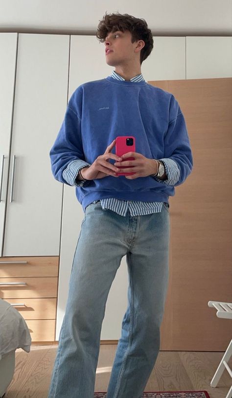 Boys Outfits Aesthetic Casual, Fashion Astetic, Winter Outfits Aesthetic Men, Cute Guy Outfits, Trends For Summer 2023, Outfit Latina, Prep Boys, Adventure Core, Look 80s