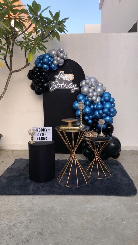 Sweet 16 For Boys, Inspirational Birthday Wishes, Best Happy Birthday Wishes, Heartfelt Birthday Wishes, Unique Birthday Wishes, Blue Party Decorations, 40th Birthday Party Decorations, Black And Gold Balloons, Best Happy Birthday