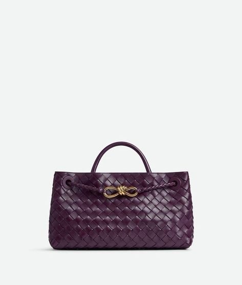 Bottega Veneta Andiamo, Bottega Bag, Statement Bag, Black Shop, Pretty Bags, Eyewear Womens, Purple Bags, East West, Cute Bags