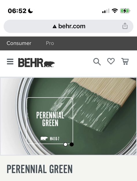 Behr Perennial Green, Guest Room, Perennials, Reno, Green