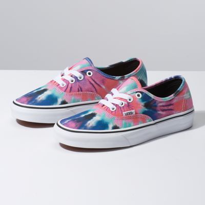 Tie Dye Authentic | Shop At Vans Barang Mahal, Tie Dye Sneakers, Sharpie Shoes, Dye Shoes, Tie Dye Vans, Ty Dye, Tie Dye Shoes, Indie Vibes, How To Dye Shoes