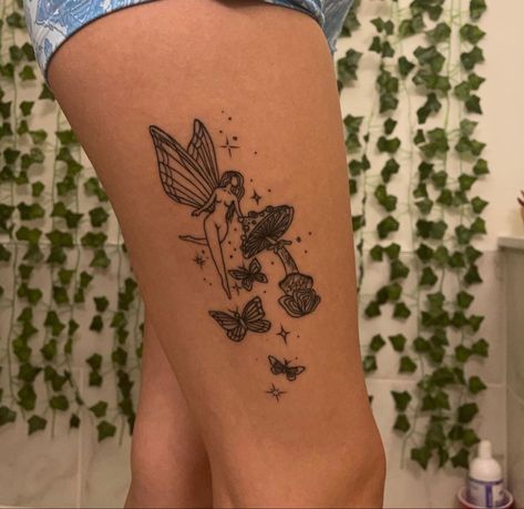 Tattoo Bein Frau, Art Tattoo Ideas, Blackout Tattoo, Semicolon Tattoo, Stylist Tattoos, Fairy Tattoo, Cute Tattoos For Women, Discreet Tattoos, Dainty Tattoos