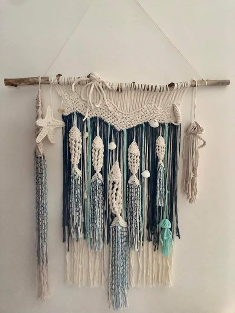 Macrame Beach, Macrame Design, Beach Theme, Beach Vibes, Beach Themes, Macrame, Tassels, Textiles, Crochet