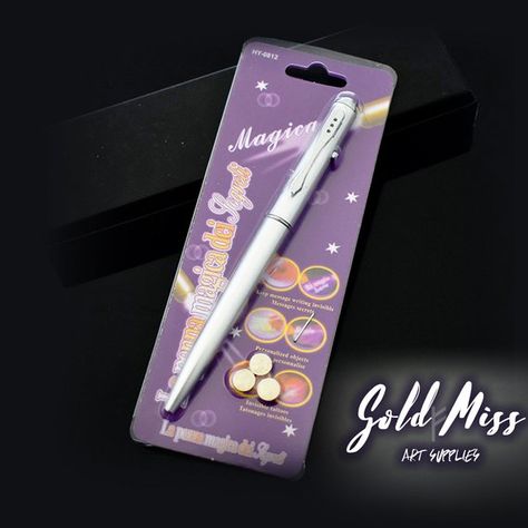 Invisible Ink Spy Gear Spy Gadgets Party Spy Decoder Kit Secret Agent Birthday Ballpoint Pen Bullet Journal Novelty Item Novelty Toys Cool Invisible Ink Pen, Light Writing, Invisible Ink, Executive Gifts, Pen Collection, Dark Ink, Secret Messages, Pen Gift, Novelty Items