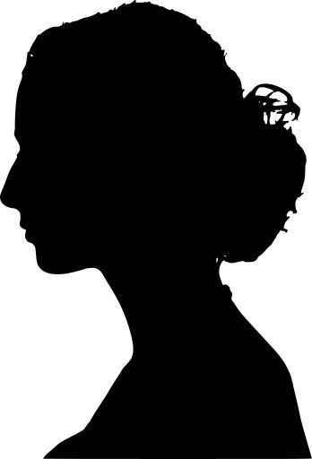 female head profile woman - Free SVG Image vector clip art public domain Silhouette Head, Woman Profile, Profile Silhouette, Womens Bible Study, Bible Women, Female Head, Female Profile, Black Image, Image Icon