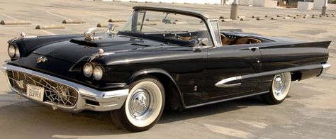 1958 Ford Thunderbird Custom Elvira car by Count's Kustoms Elvira Mistress Of The Dark, Classic Cars Trucks Hot Rods, Old School Cars, Ford Classic Cars, Car Projects, Ford Thunderbird, Cars Movie, Ford Motor Company, Ford Motor