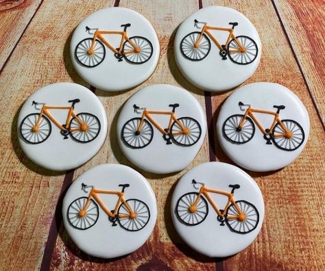 Bicycle Cupcakes, Bicycle Party, Bicycle Cake, Mt Bike, Iced Sugar Cookies, Mongolian Beef, Kids Bicycle, Cookie Icing, Wedding Cookies