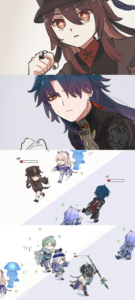 Honkai Star Rail And Genshin Impact, Genshin X Honkai Star Rail, Hsr X Genshin Crossover, Honkai Impact Funny, Yaoshi X Nanook, Hsr X Genshin, Honkai Star Rail X Genshin Impact, Honkai X Genshin, Star Rail Honkai Memes