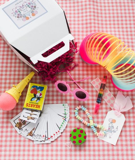 I’m excited to share my version of a classic and nostalgic party favors designed with girls in mind. The nostalgic “goody bag” was always such a fun way to thank your guest for coming to your party. For this classic girls favor, I included a huge, colorful slinky, classic heart stickers, candy necklaces, timeless yo-yos, […] Hello Party, Sports Theme Birthday, Milestone Birthday Party, Boy Party Favors, Yo Yos, Entertaining Gifts, Pastel Party, Classic Party, Pirate Birthday Party