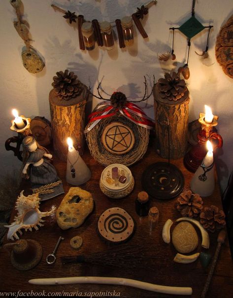 Norse Pagan Altar, Norse Altar, Sacred Space Altar, Wicca Altar, Witchy Room, Altar Ideas, Witchcraft Altar, Cottage Witch, Witchy Home Decor