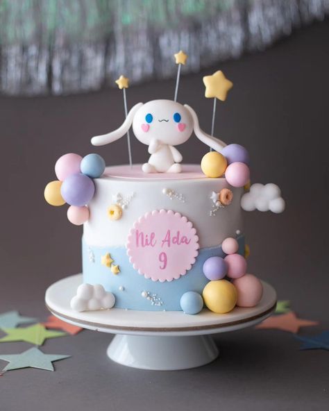 Cinnamon Roll Birthday Party, Cinnamon Roll Birthday Cake, Cinnamoroll Birthday Cake, Cinamoroll Cake, Cinnamoroll Cake, Rio Cake, Princess Birthday Cake, Korean Cake, Cinnamon Roll Cake