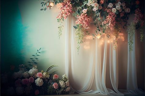 Floral Wedding Backdrop, Studio Background Ideas, City Lights Wallpaper, Visual Background, Backdrop Wallpaper, Live Wallpaper For Pc, Elegant Floral Wedding, Lights Wallpaper, Wedding Background Images