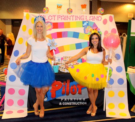 A Sweet Affair! Candyland theme. #Candyland #decor #tradeshowbooth #sweetaffair… Lollipop Costume, Candyland Costume, Candy Land Costumes, Candyland Decor, Candyland Theme, Candy Land Birthday Party, Candy Costumes, Diy Costumes Women, Candyland Birthday