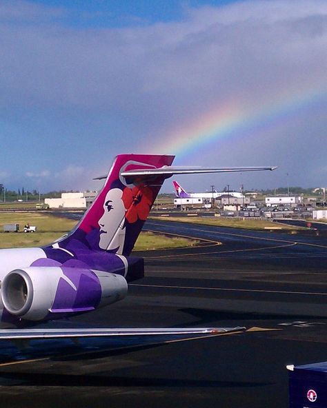 Hawaiian Airlines on Instagram: “We love when you share your anuenue (rainbow) photos! 🌈 📷 @sheila.e.murphy” Rainbow Photos, Sheila E, Hawaiian Airlines, Different Planets, Rainbow Photo, Airlines, Our Love, Hawaii, Rainbow