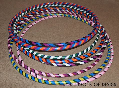 How to make your own hula hoop. This seems like a good party idea. Just sayin :) Hula Hoop Games, Diy Hula Hoop, Pool Party Games, Hula Hooping, Hula Hoops, Ring Toss, I Love Fall, Months Of The Year, Hula Hoop