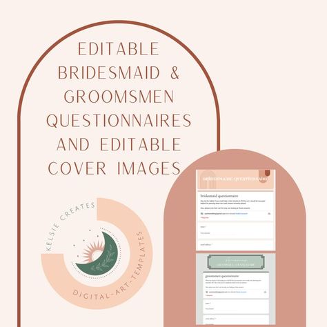 Bridesmaid questionnaires are the newest TikTok trend, and for good reason. I took that idea and ran with it, also creating a Groomsmen questionnaire!! These questionnaires are FULL of questions that will help you down the line while planning your wedding! Bridesmaid Questionnaire, Bridesmaid Groomsmen, Wedding Planning Tools, Google Form, Header Image, Bridesmaids And Groomsmen, Google Forms, Plan Your Wedding, Web Browser