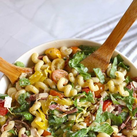 12 Tomatoes on Instagram: "Nothing says summer quite like a big bowl of pasta salad. But the version we have for you today is not your momma’s pasta salad (no offense to Mom, we love her version too!). This Italian Grinder Pasta Salad recipe packs a punch with all the ingredients of a beloved Italian Grinder, tossed together with hearty cavatappi pasta, it truly is a masterpiece. Rest assured, a bowl of this stuff will sustain you through a full afternoon of summer fun!  [Click the link in @12_tomatoes profile] https://12tomatoes.com/italian-grinder-pasta-salad/ . . . #12tomatoes #cookingwith12t #recipeideas #easyrecipes #comfortfood" Italian Grinder Pasta Salad, Grinder Pasta Salad, Italian Grinder, Cavatappi Pasta, No Offense, Pasta Salad Recipe, Pasta Salad Italian, 12 Tomatoes, Big Bowl