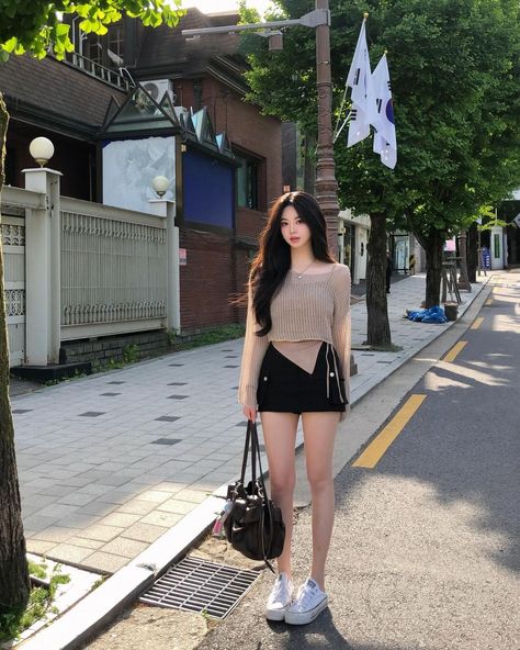 Casual Korean Outfits Street Style, Korean Summer Outfits Casual, Korea Spring Fashion, Wedding Outfits For Women, Korean Summer Outfits, Cute Asian Fashion, Korean Outfit Street Styles, Korean Casual Outfits, Seductive Clothes