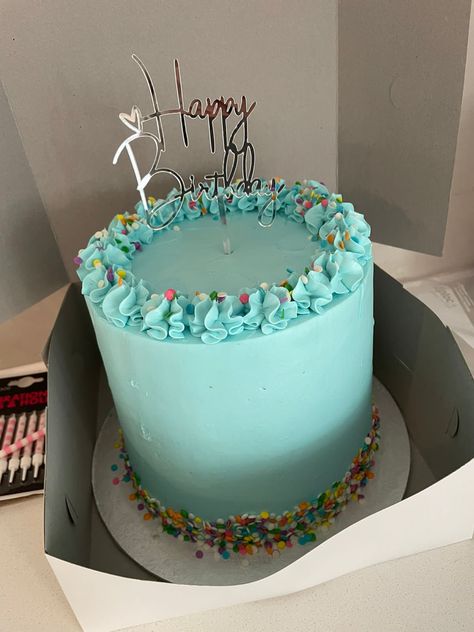 Blue Confetti, Confetti Cake, Confetti, Sky Blue, Birthday Cake, Cake, Birthday, Blue, Quick Saves