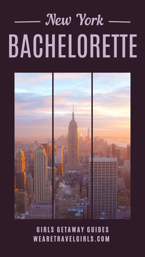 New York City is one of the most famous cities in the world and has everything you can imagine and more. NYC has many things to do and see, no matter the season.

New York City has museums, world-class dining and drinking scenes, Broadway shows and much more, making it the perfect place to have a bachelorette party.

Here's our ultimate New York bachelorette party guide with the best bachelorette activities, brunch spots, picturesque locations, hidden gems and more! Bachelorette Karaoke, New York Bachelorette Party, New York City Bachelorette Party, New York City Bachelorette, New York Bachelorette, City Bachelorette Party, Bachelorette Activities, City Bachelorette, York Things To Do