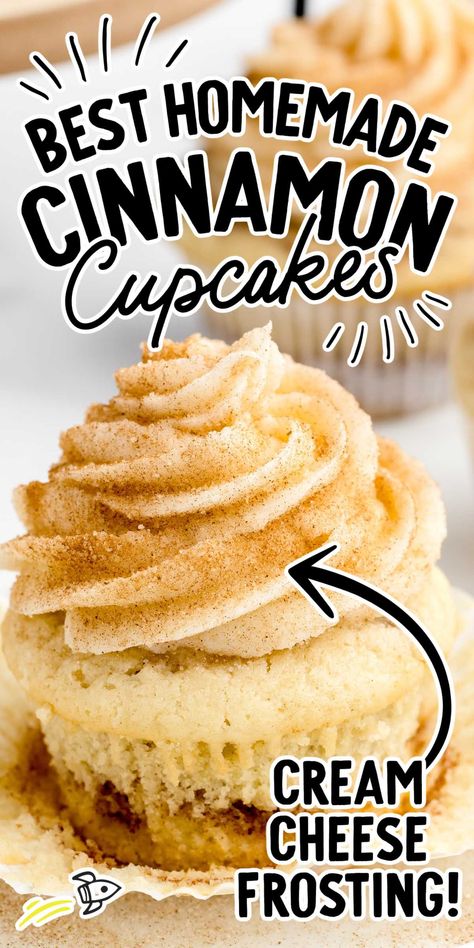 Cinnamon Roll Cupcakes Easy, Cinnamon Cupcakes Recipe, Brown Sugar Cupcakes, Cinnamon Roll Cupcakes, Earth Cake, Cinnamon Cupcakes, Patty Cake, Gourmet Cakes, Boozy Desserts